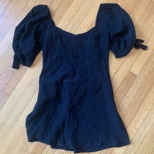 FOREVER 21 black babydoll dress